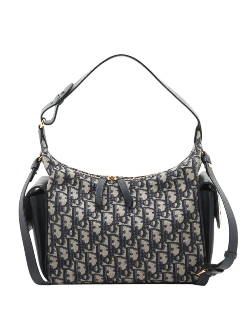 Christian Dior Pre-Owned 2020-2026 Medium Oblique Canvas D Dream satchel - Blu