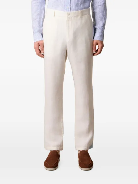 Brooks Brothers Straight-Leg-Hose aus Leinen