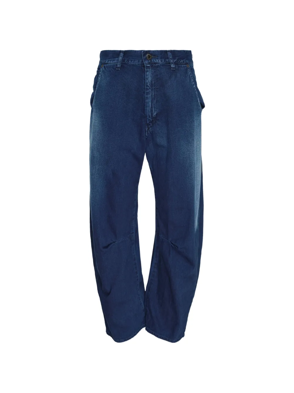 Y's gusseted wide-leg jeans - Blu