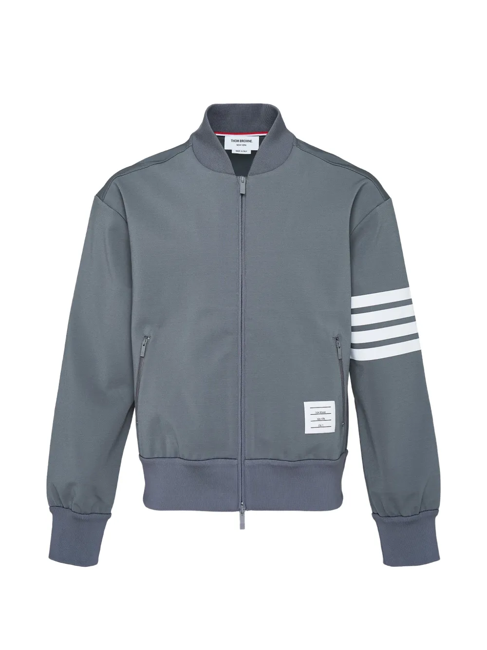 Thom Browne 4-Bar bomber jacket - Grey
