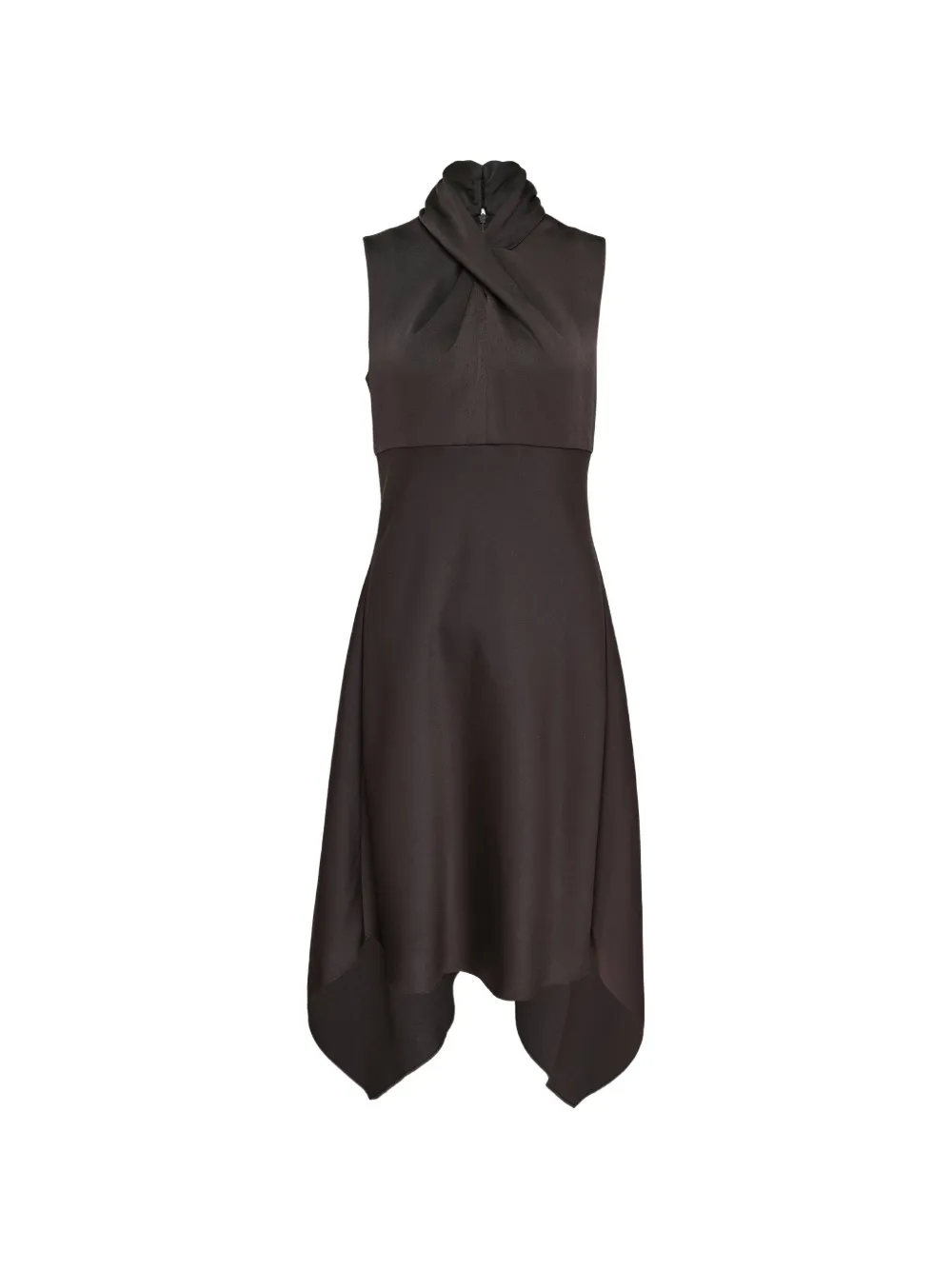 Club21 Collection Laila handkerchief-hem dress - Nero