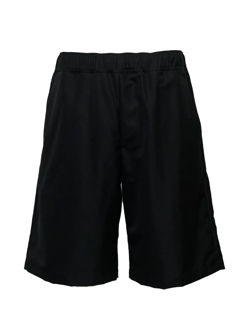 Vowels Easy elasticated-waist shorts - Nero