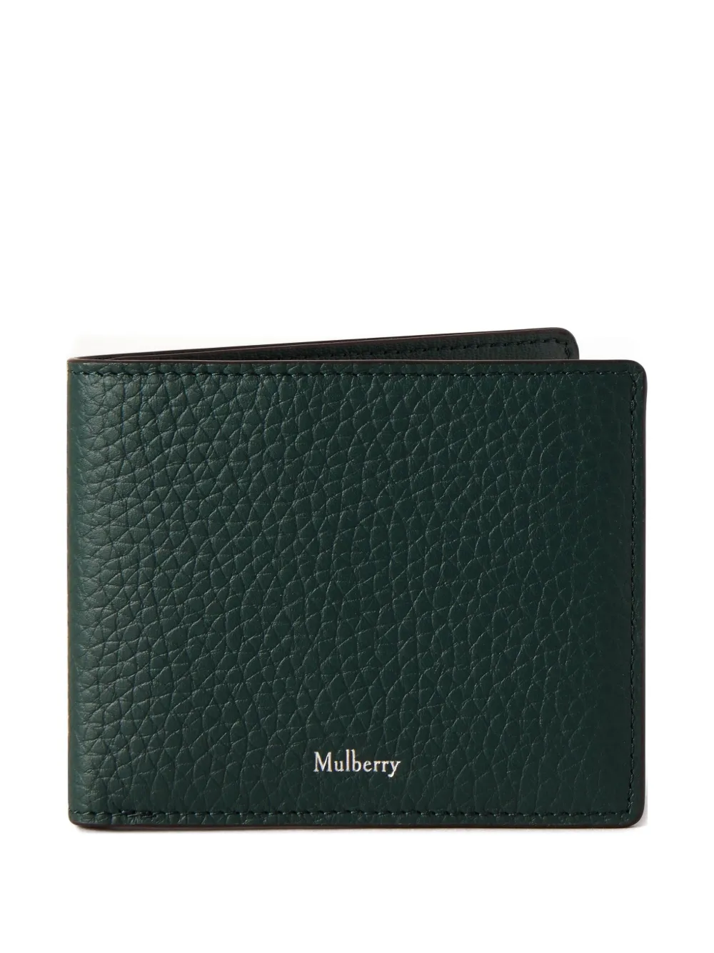 Mulberry heavy-grain leather wallet - Verde