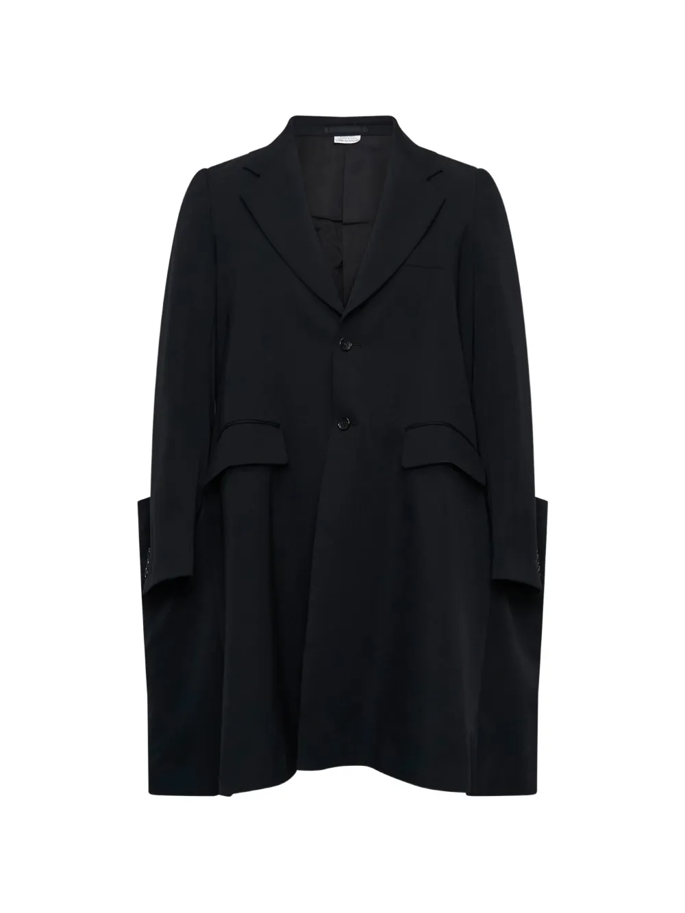 Comme des Garçons Homme Plus relaxed-fit draped coat - Nero