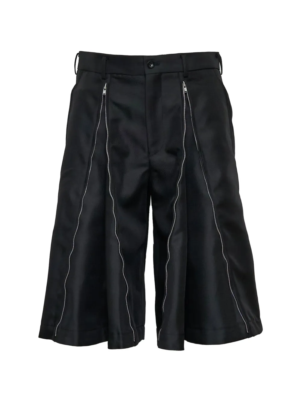 Comme des Garçons Homme Plus zip-detail panelled trousers - Black