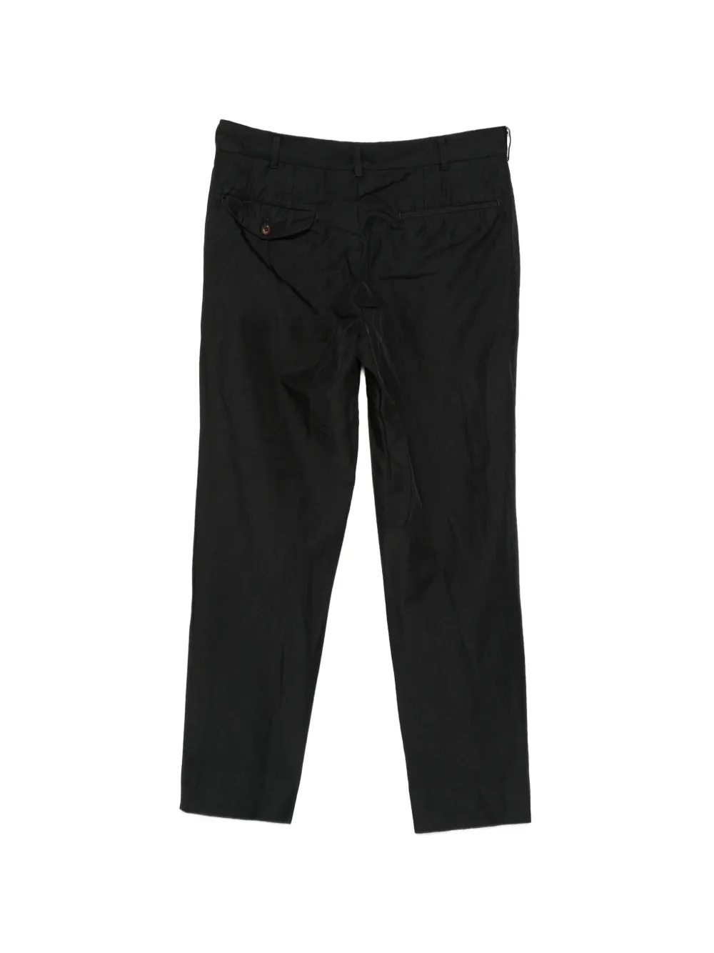 Comme des Garçons Homme Plus Cropped broek met knopen Blauw