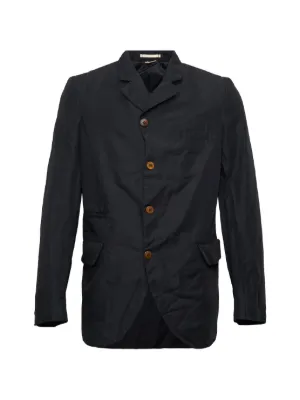 Comme Des Garçons Homme Deux パッチワーク ジャケット | ブルー