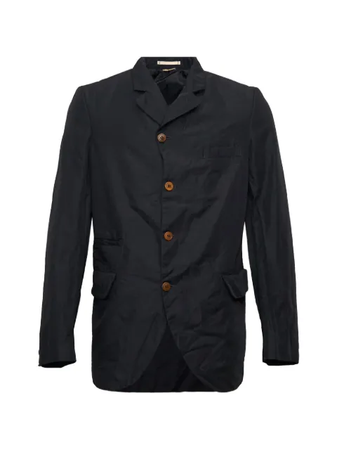Comme des Garçons Homme Plus garment-dyed single-breasted jacket