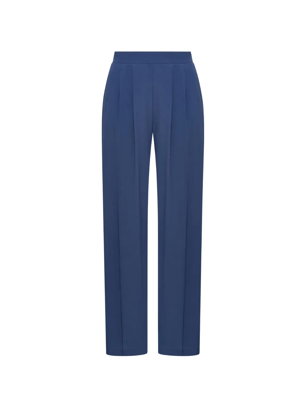 MALIPARMI pleated high-waisted trousers - Blu