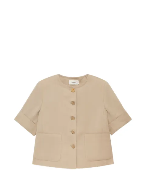 MALIPARMI cropped short-sleeve jacket
