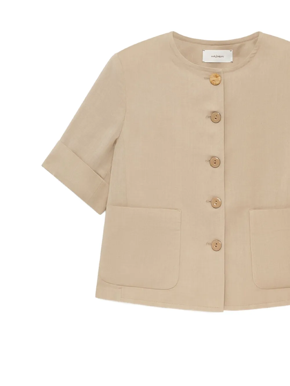 MALIPARMI Cropped jack Beige