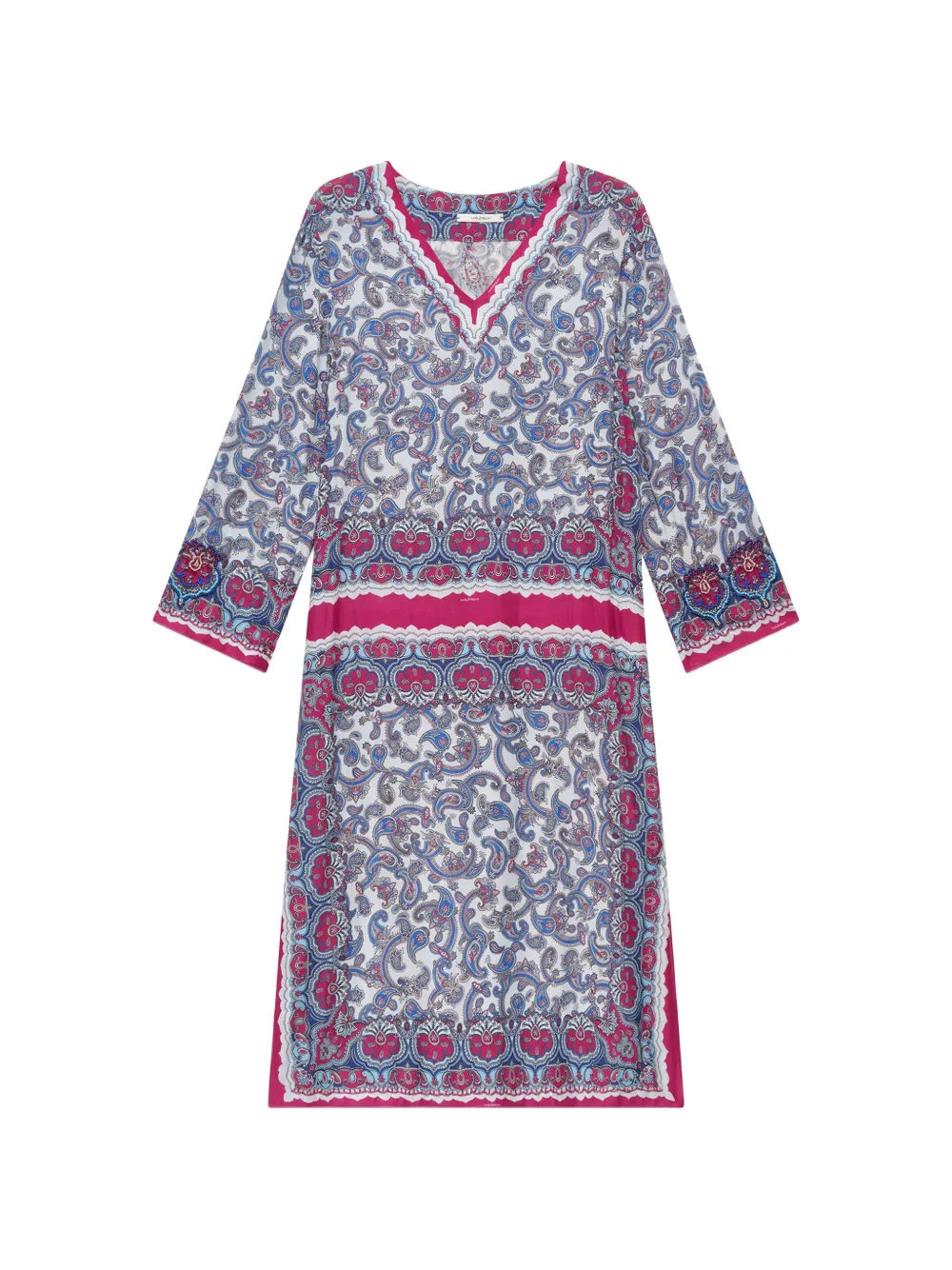 MALIPARMI paisley-print V-neck dress - Blu
