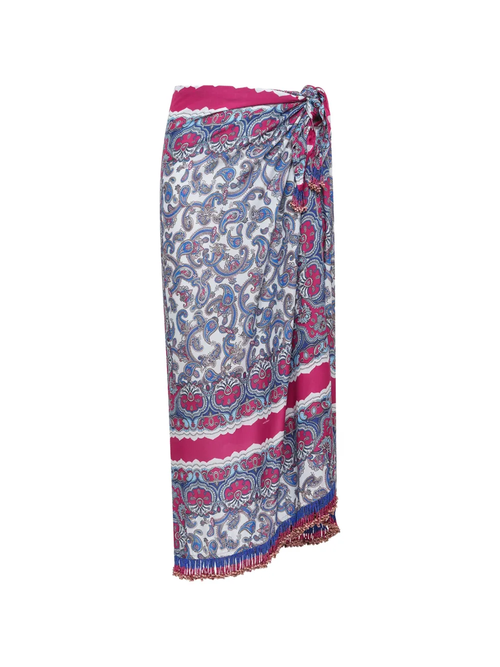 MALIPARMI Sunset paisley-print skirt - Weiß