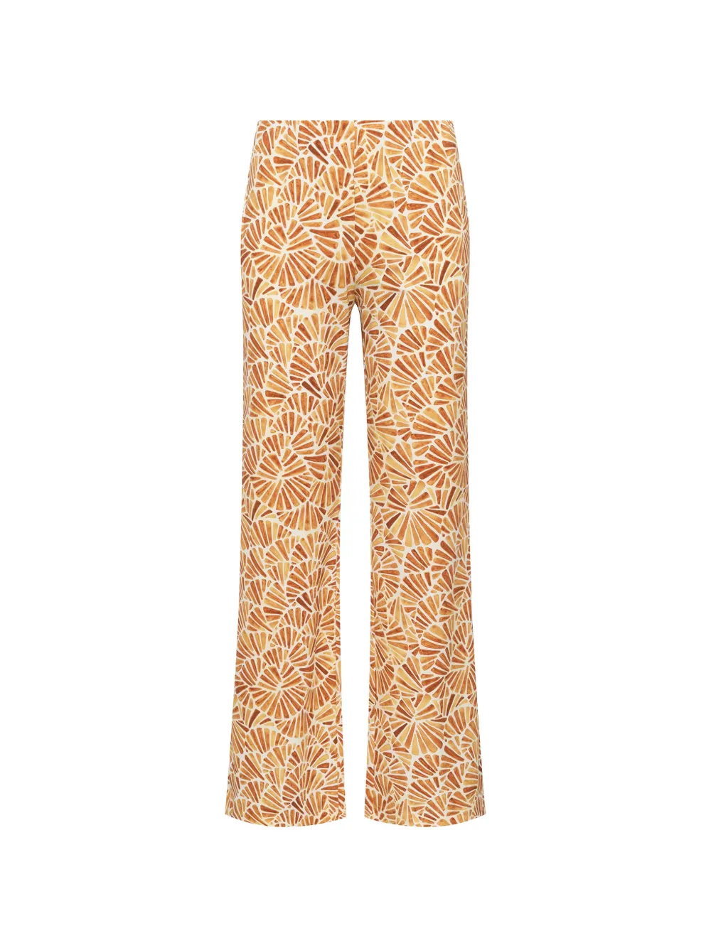 MALIPARMI graphic-print trousers - Toni neutri