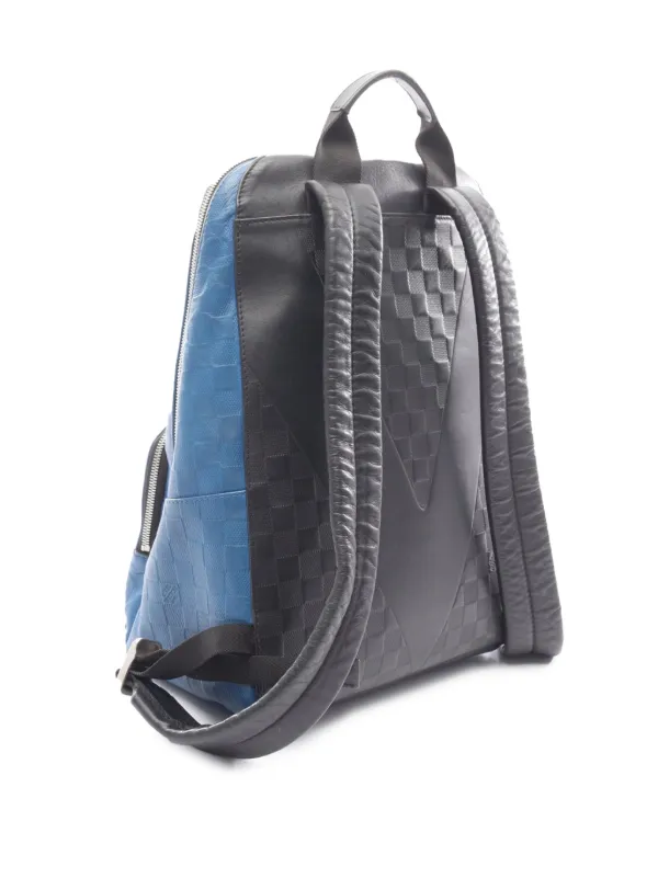 louis vuitton avenue backpack Louis Vuitton Pre-Owned 2018 Damier Infini Avenue Backpack | Blue