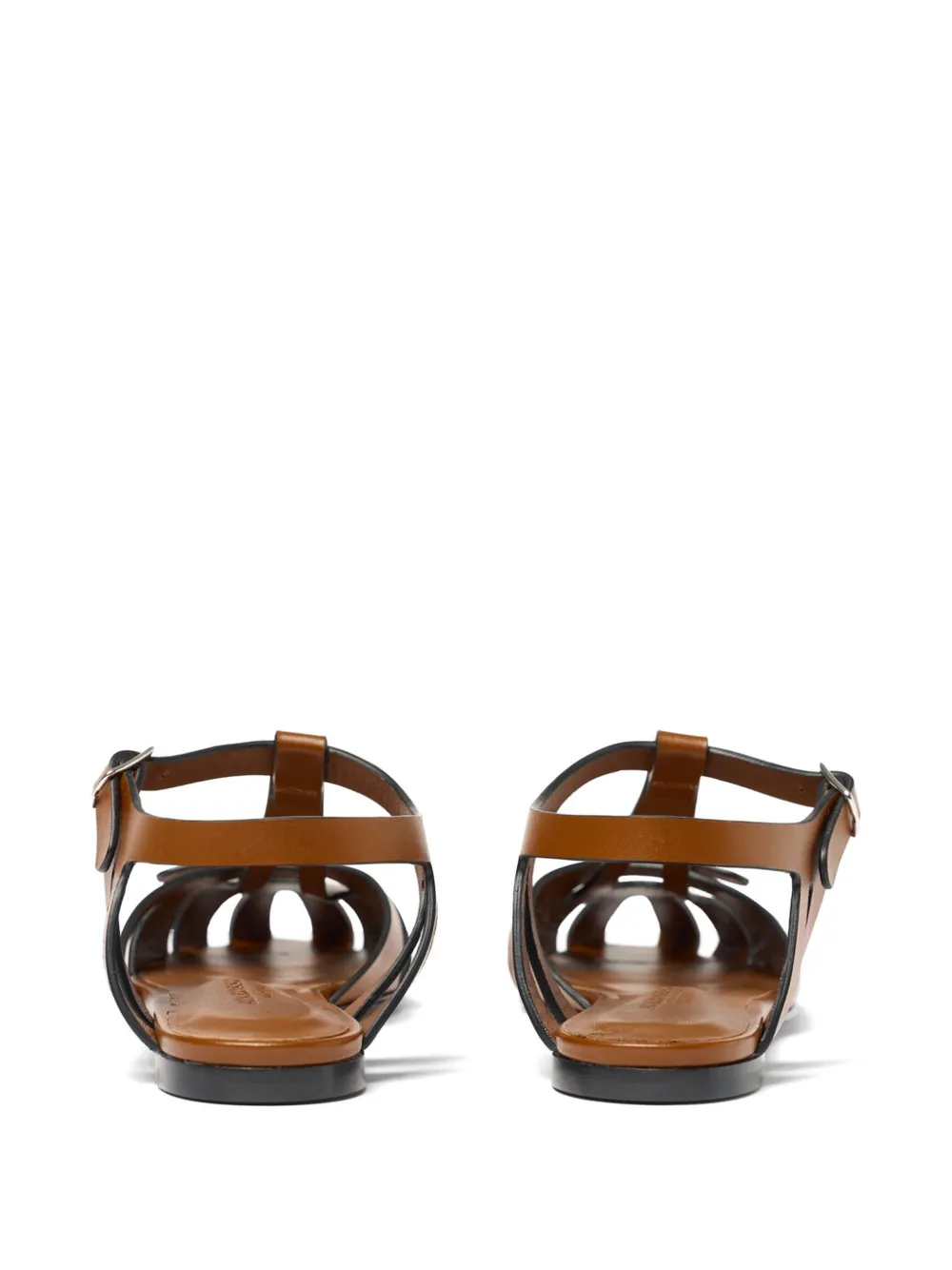 Scarosso Gala cage-detail sandals Bruin