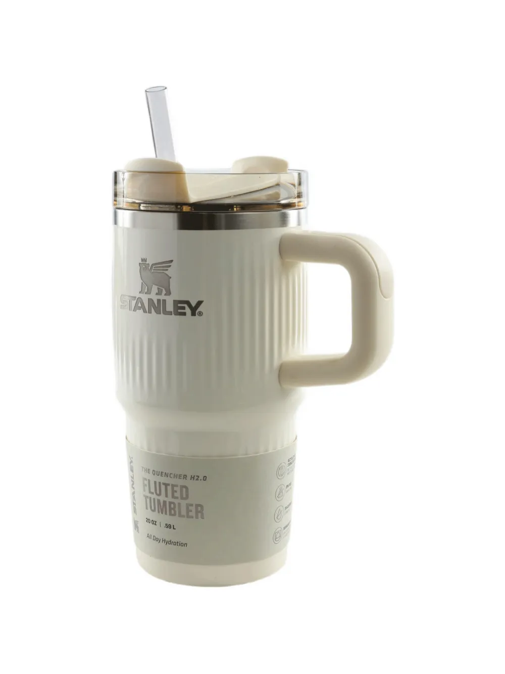 Stanley Quencher H2.0 fluted tumbler - Nude