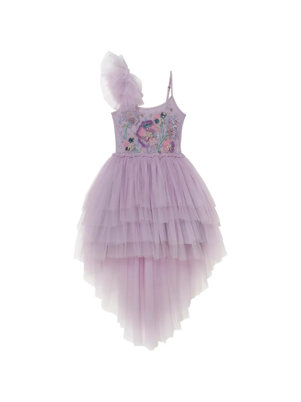 Tutu Du Monde Blooming Bouquet bead-embellished ruffled dress - Viola