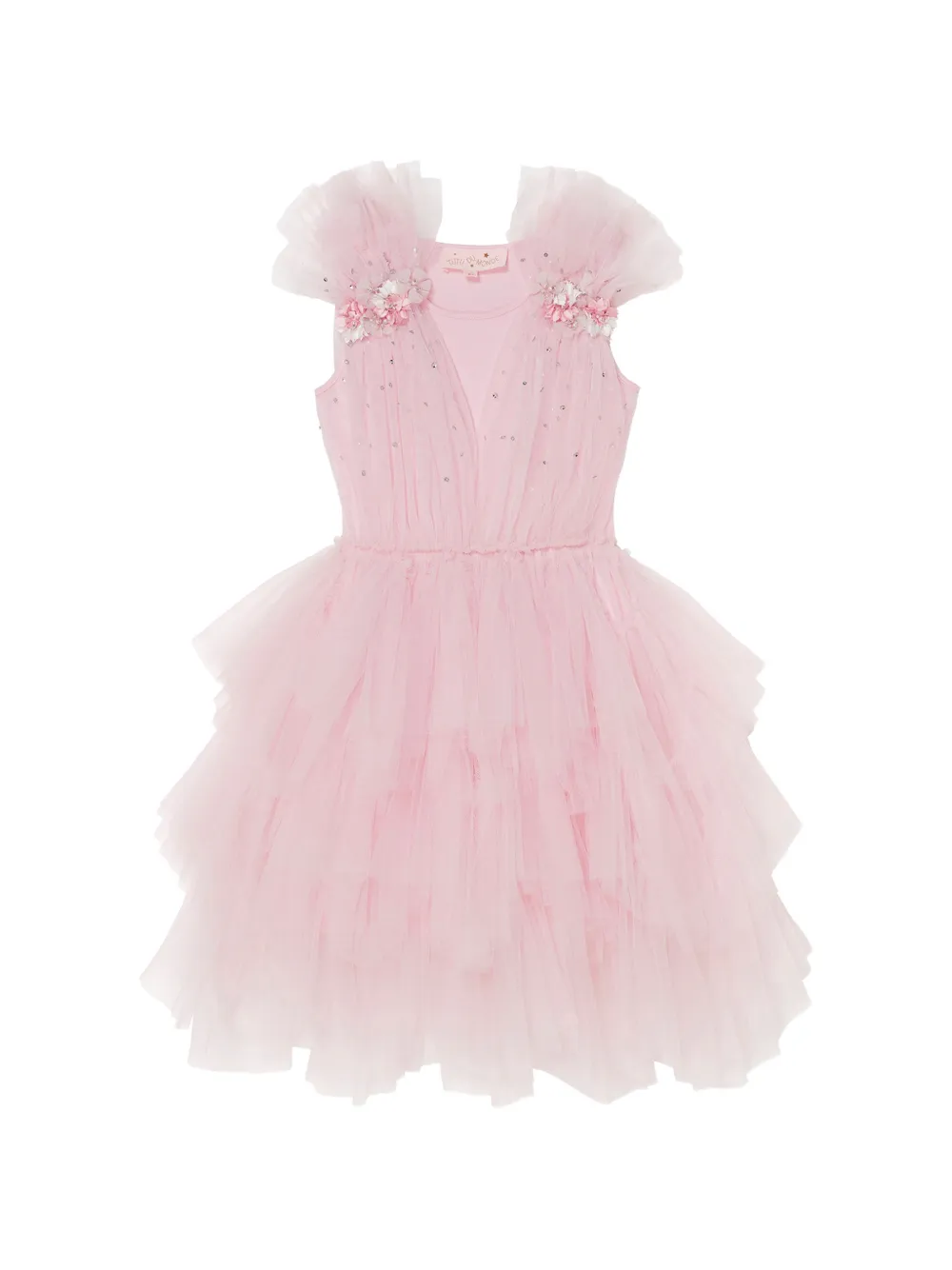 Tutu Du Monde sequin-embellished ruffled dress - Rosa