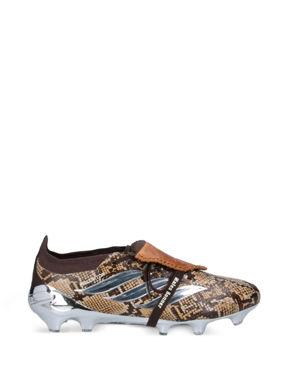 adidas x Wales Bonner Predator Elite snakeskin-effect sneakers - Nude