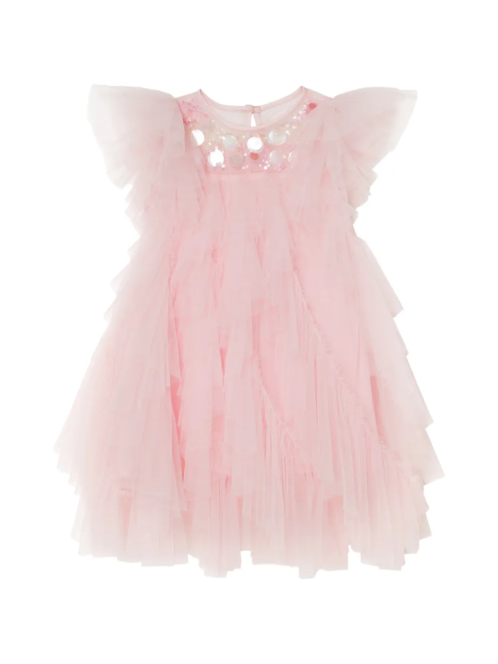 Tutu Du Monde Sunset Tulle sequin-embellished ruffled dress - Rosa