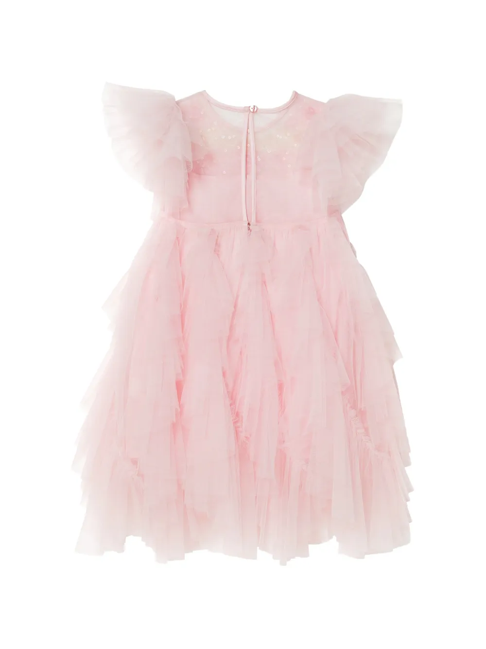 Tutu Du Monde Sunset Tulle jurk verfraaid met pailletten en ruches Roze