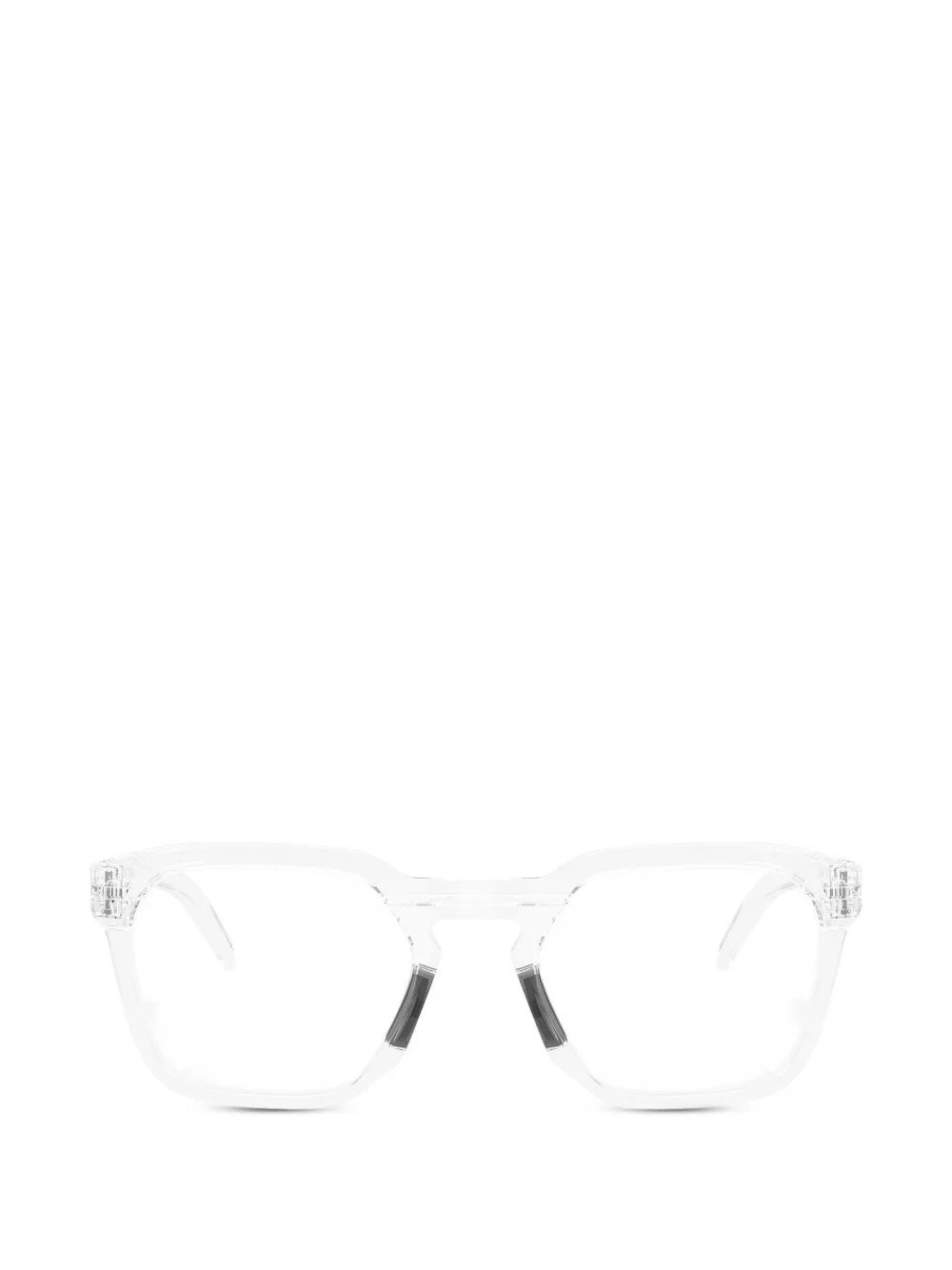 Oakley HSTN SQ geometric-frame glasses - Weiß