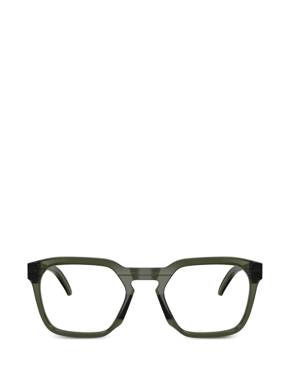 Oakley HSTN SQ geometric-frame glasses - Verde