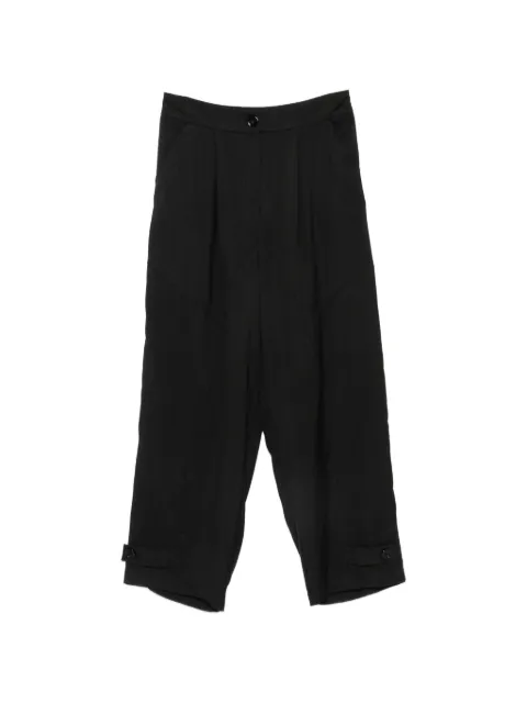 CARLA G. button-cuff panelled trousers