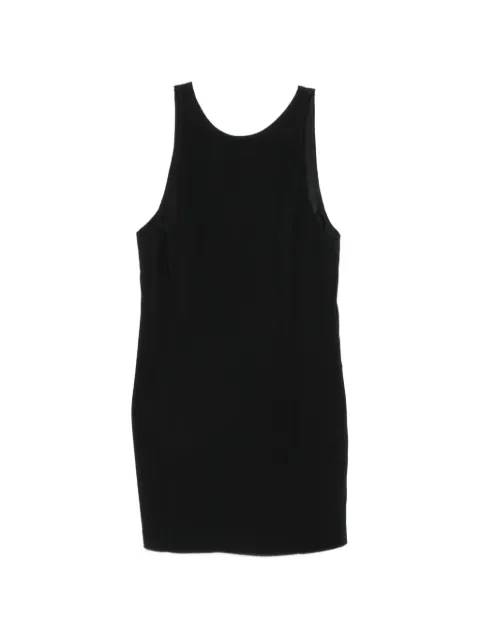 CARLA G. V-back sleeveless mini dress