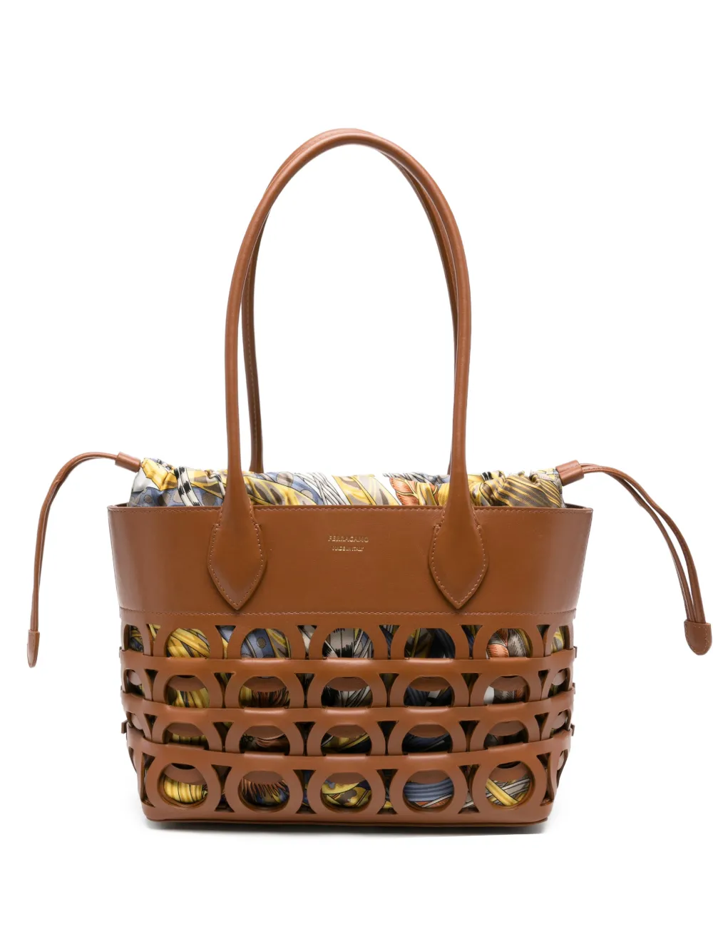 Ferragamo Gancini tote bag - Marrone