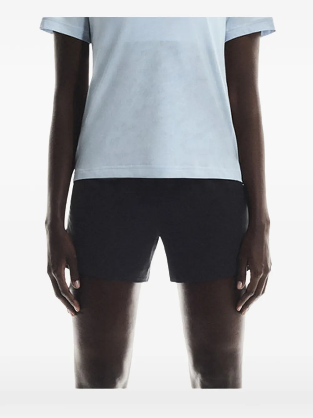 On Trail shorts met logoprint Zwart