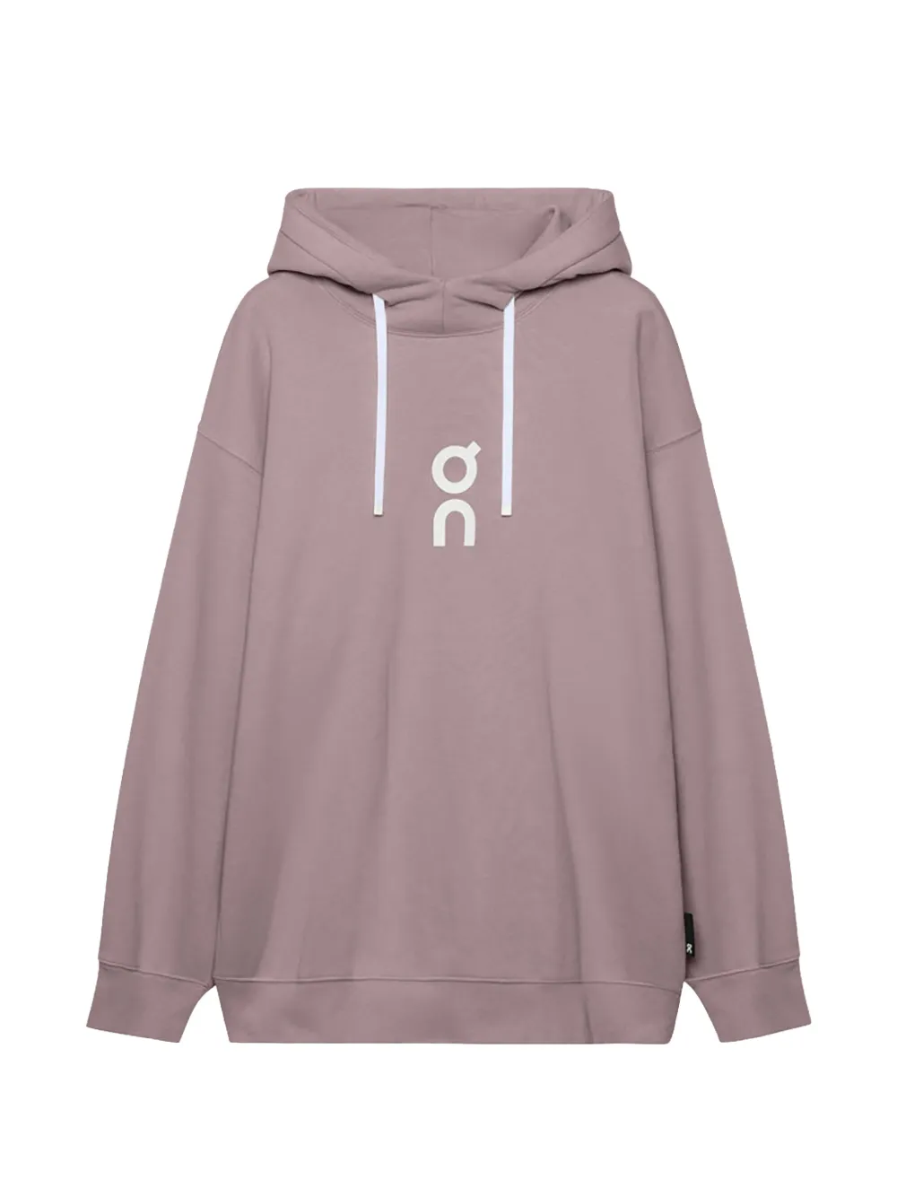 On Club logo-print hoodie - Rosa