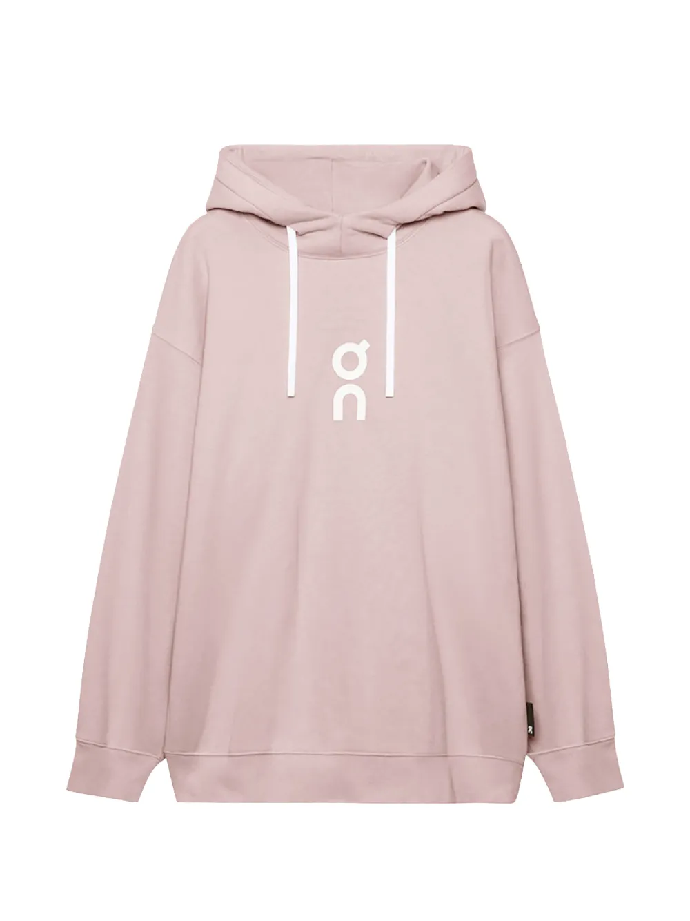 On Club logo-print hoodie - Rosa