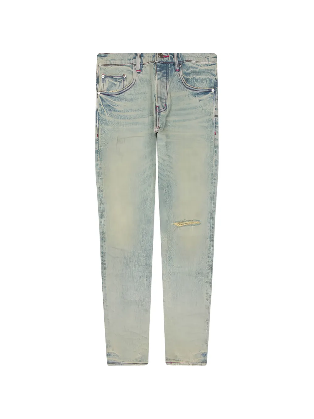 Purple Brand Granita skinny-fit jeans Blauw