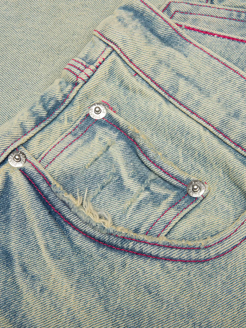 Purple Brand Granita slim-fit jeans Blauw