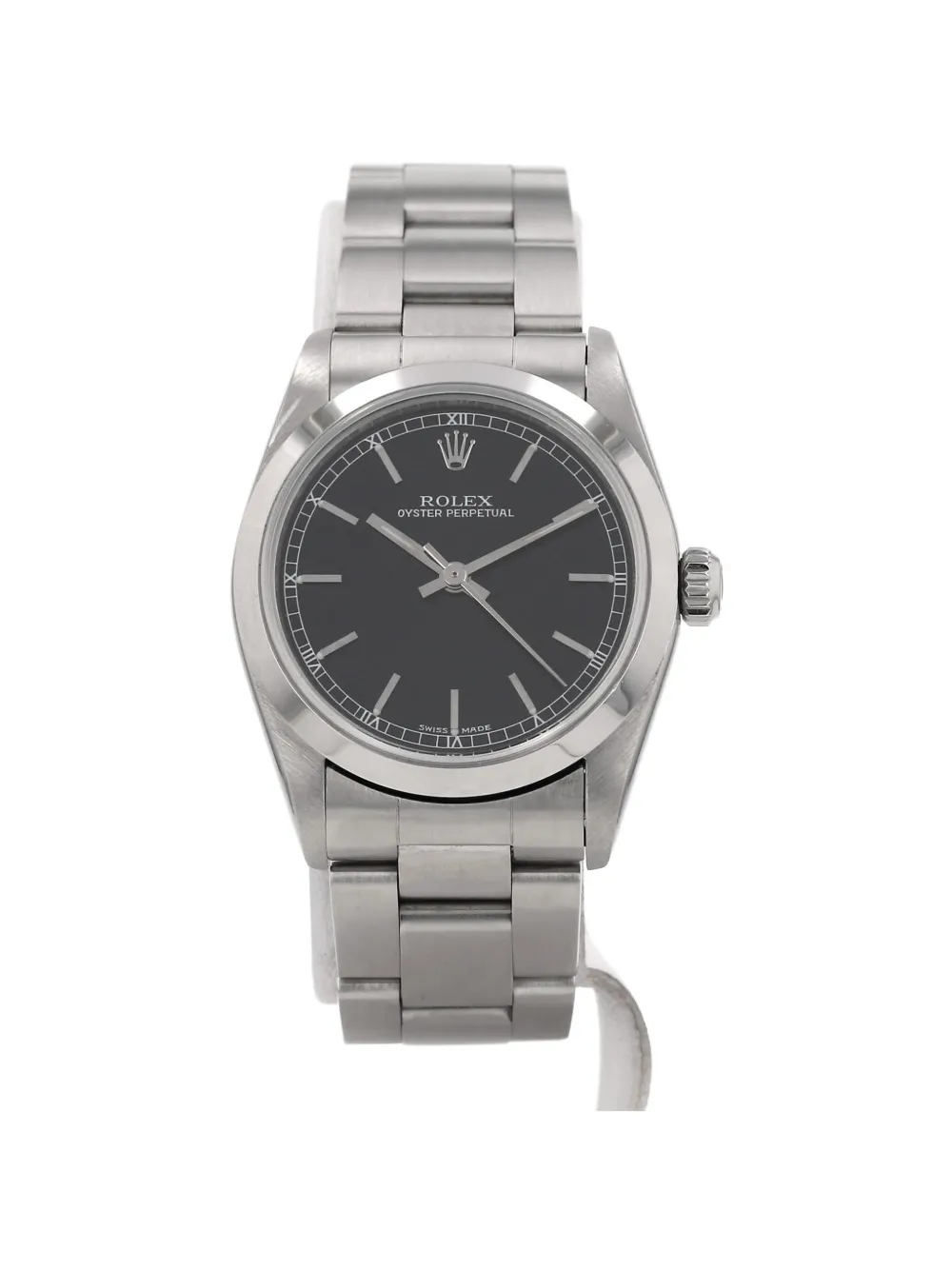 Pre-owned Rolex 1997 Oyster Perpetual 30mm Watch In Black