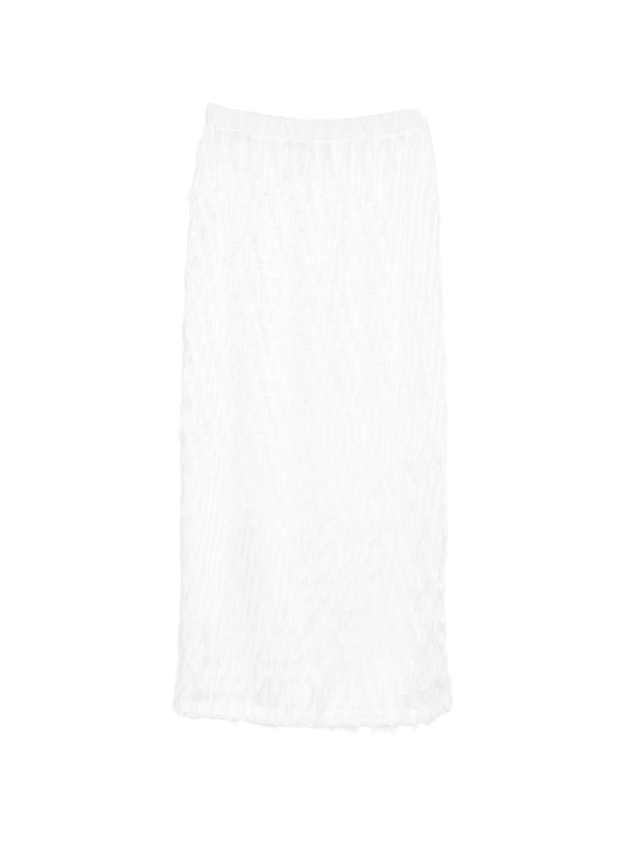 fringed midi skirt - Image 1