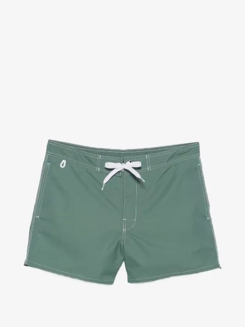 Sundek logo-patch swim shorts
