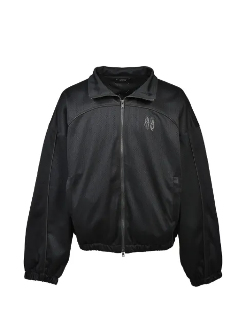 BREATH mesh-textured piping-detail jacket