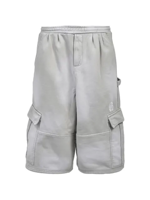 BREATH logo-embroidered cargo shorts