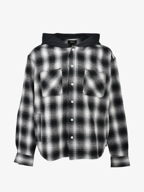 BREATH check hooded shirt