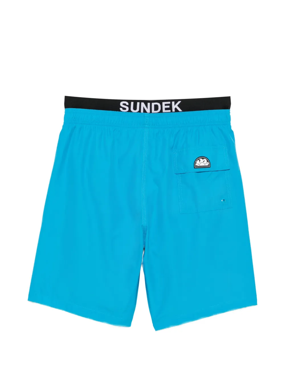 Sundek Zwembroek met logoband Blauw
