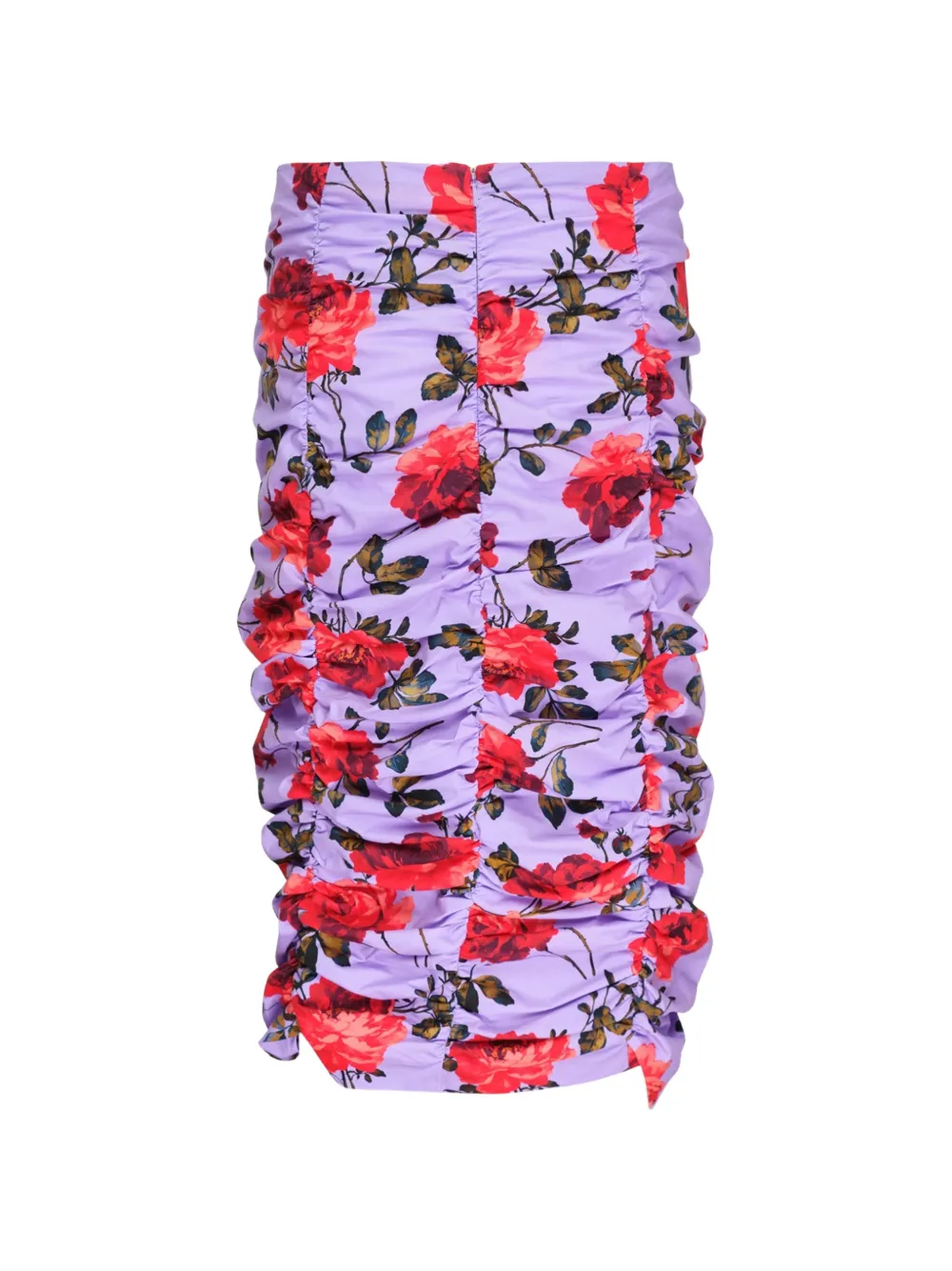 Carolina Herrera Midi-rok met bloemenprint Paars
