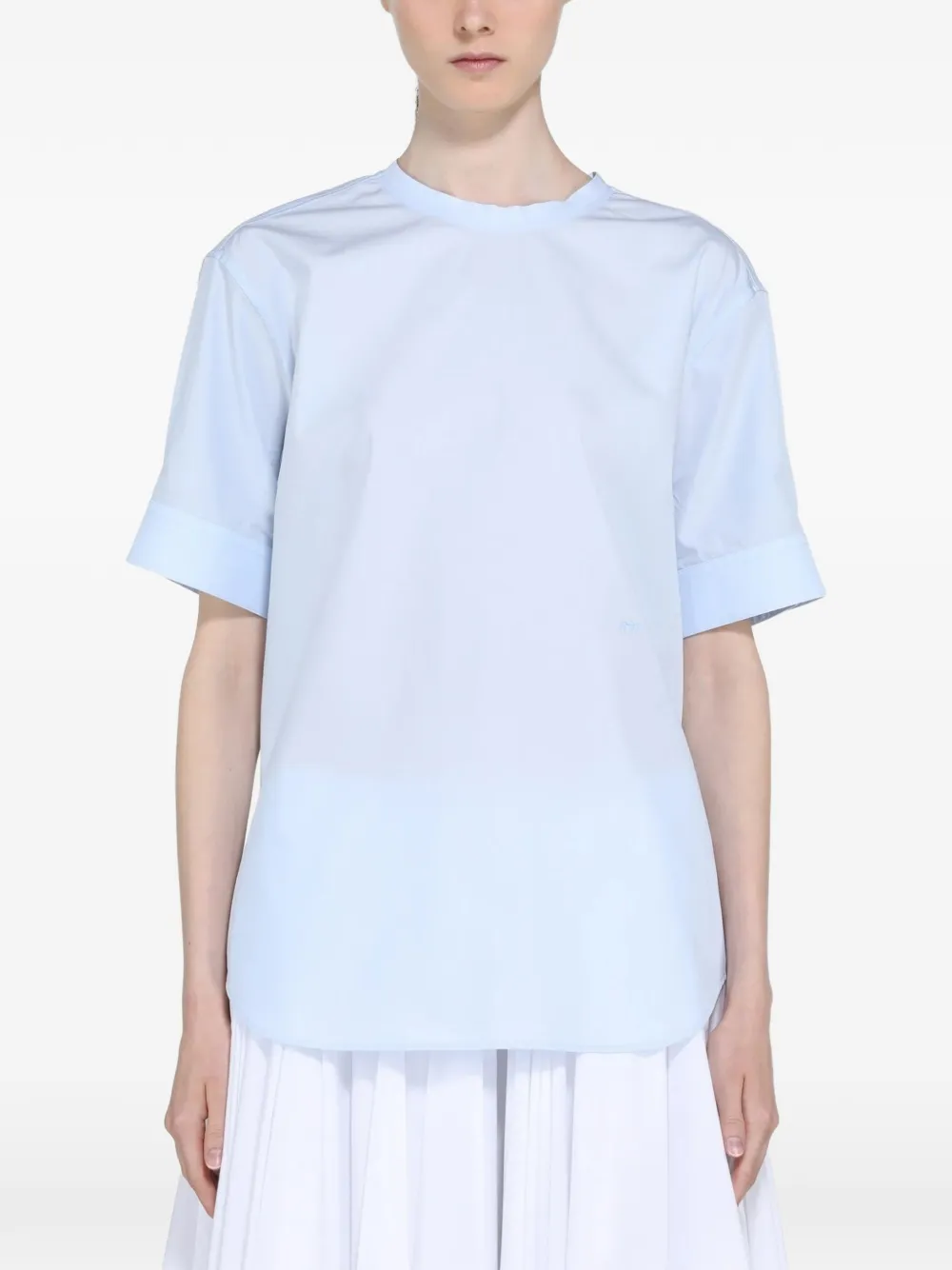 Nº21 button-fastening cuffs blouse - Blu
