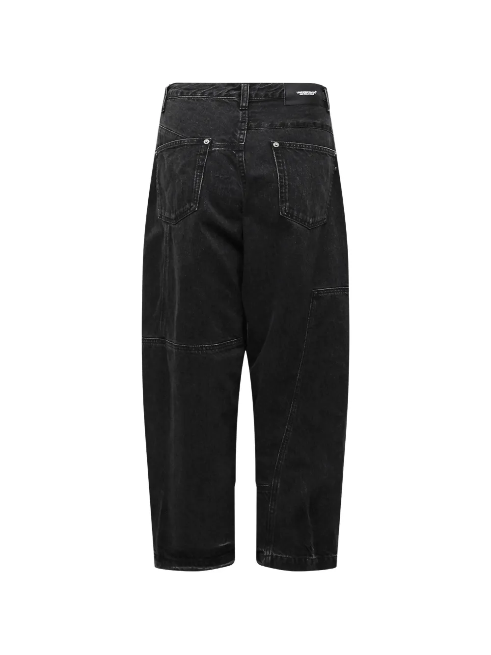 Undercover Cropped jeans Zwart