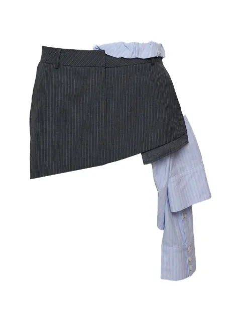 GRACE ELWOOD — Peek-Out pinstripe skirt