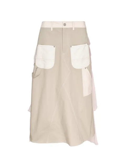 CAROLINE HU patch-pocket skirt