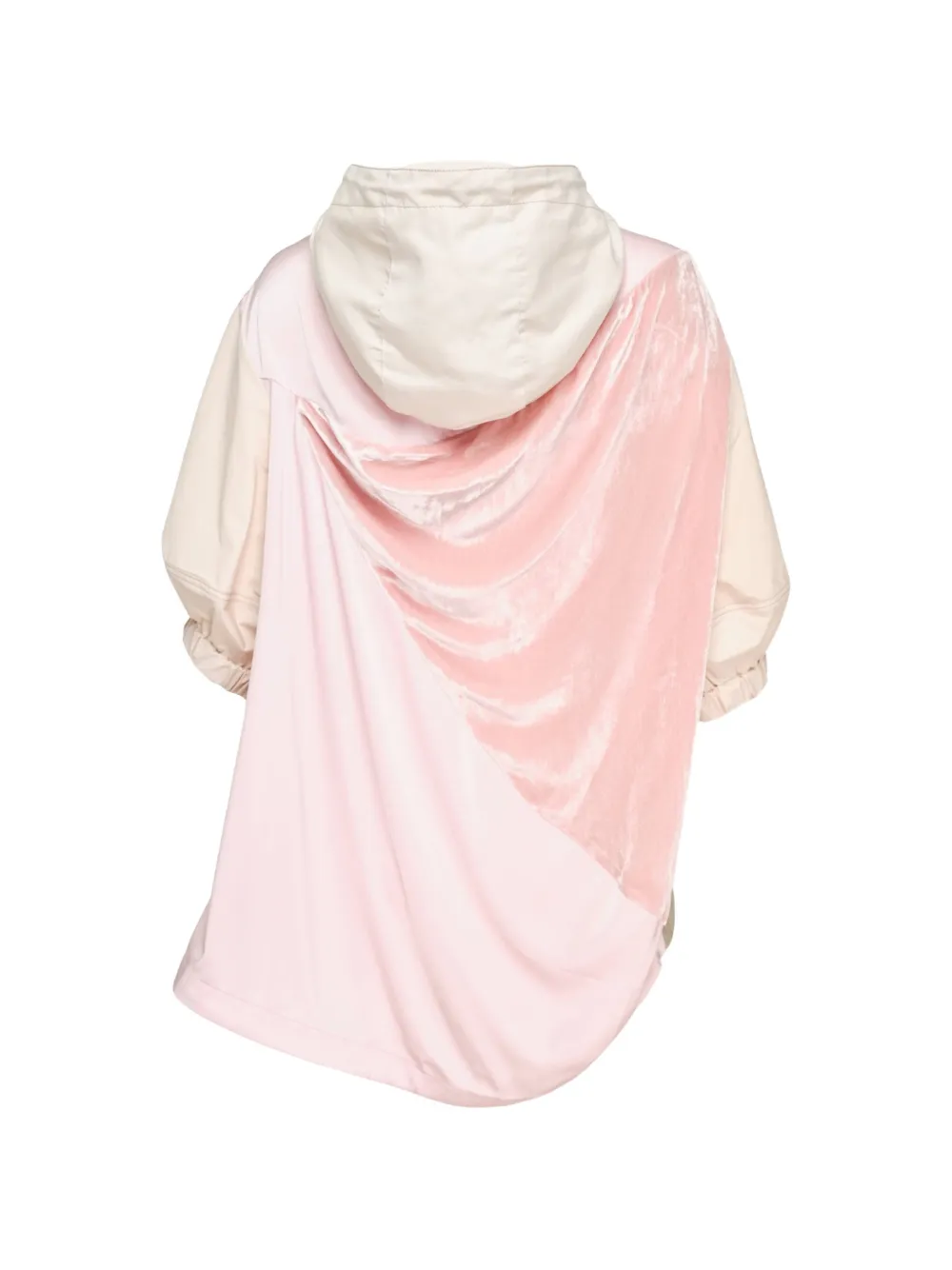  Caroline Hu Sudadera Drapeada Con Capucha - Neutro 