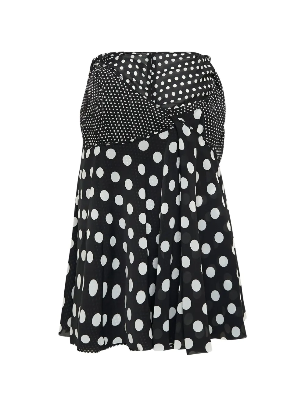 Junya Watanabe polka-dot skirt - Schwarz